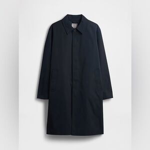 GAP Men's Navy Mac Coat